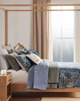 Quilted 100% Cotton Bedspread Coverlet Set King Size Bed 233x269cm Morris Forest