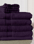 Egyptian Cotton Aubergine Towel Collection
