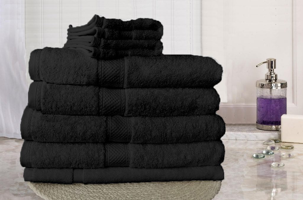 Egyptian Cotton Black Towel Collection