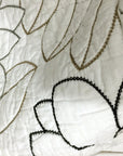 Three Colours White Coverlet Set