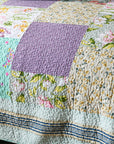 Patchwork Green Coverlet Set