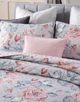 Chic Quilted Bedspread Coverlet Set Spring Flowers