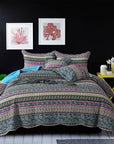 Bohemian Blue Coverlet Set