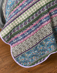 Bohemian Blue Coverlet Set