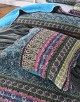 Bohemian Blue Coverlet Set