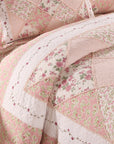 Pink Rose Coverlet Set