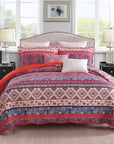 Bohemian Red Coverlet Set