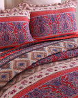 Bohemian Red Coverlet Set