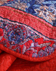 Bohemian Red Coverlet Set