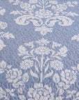 Damask Blue Coverlet Set