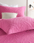 Flora Hot Pink Coverlet Set