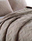 Clover Brown Coverlet Set