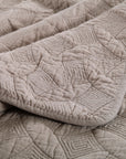 Clover Brown Coverlet Set