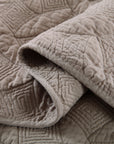 Clover Brown Coverlet Set