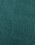 3 Pieces Chic Embossed Coverlet Bedspread Set – Teal
