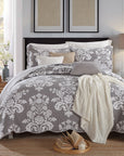 Vase Grey Coverlet Set