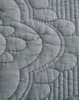 Damask Steel Grey Coverlet Set