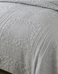 Square Grey Coverlet Set