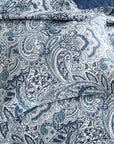 Azure Paisley Quilted Cotton Bedsrpead Coverlet Set