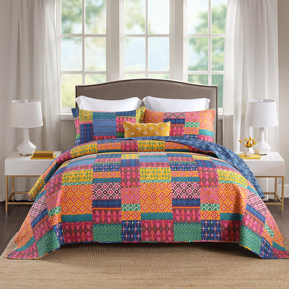 Misha Bohemian Cotton Bedspread Coverlet Set