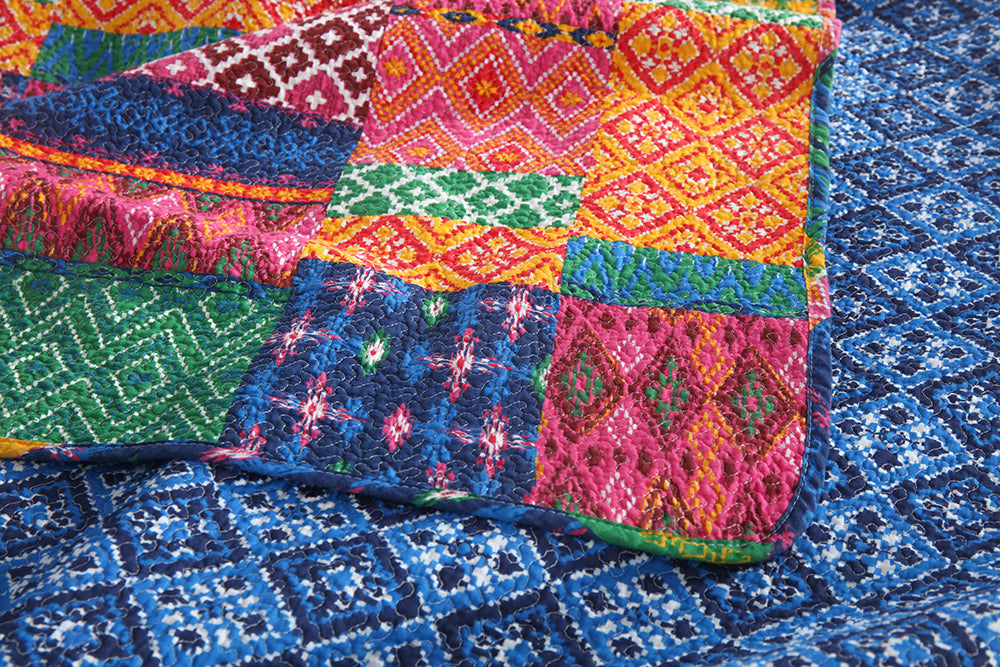 Misha Bohemian Cotton Bedspread Coverlet Set