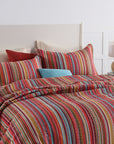 Bright Stripes Cotton Bedspread Coverlet Set