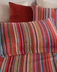 Bright Stripes Cotton Bedspread Coverlet Set