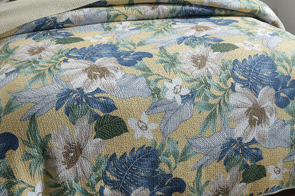 Dreamscape Quilted Cotton Bedspread Coverlet Set