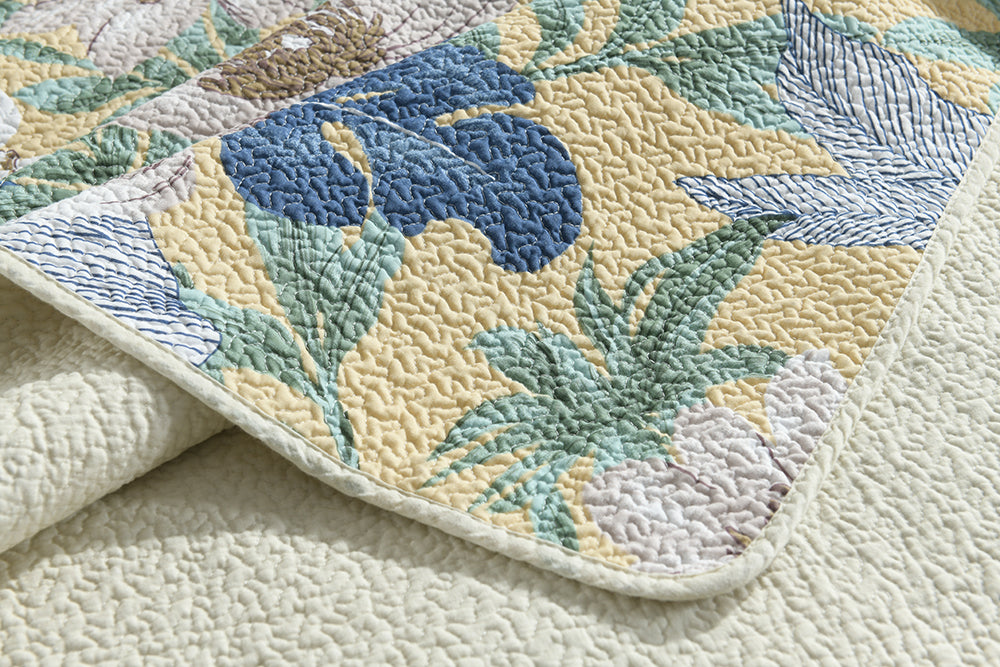 Dreamscape Quilted Cotton Bedspread Coverlet Set