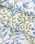 Woodland Green Quilted Cotton Bedspread Coverlet Set for Double Queen King Size Bed