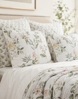 English Garden Bloom Quilted Cotton Bedsrpead Coverlet Set