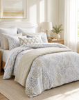 Serene Woodland Quilted Cotton Bedsrpead Coverlet Set